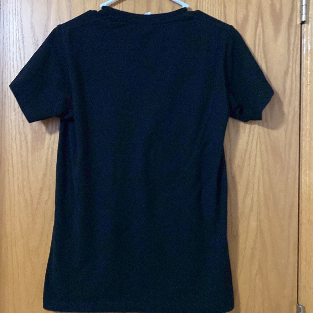 Disney Christmas T-Shirt Mickey Mouse Minnie Mouse Black Small - Picture 7 of 7